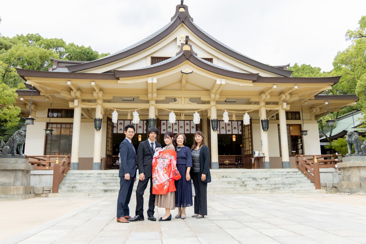 オファー 湊川神社 ベビーカー お宮参り