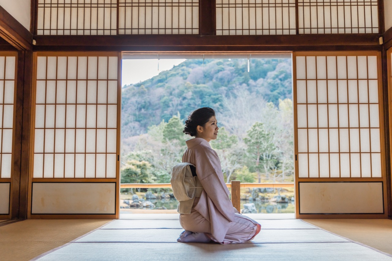 kimono photo in Kyoto