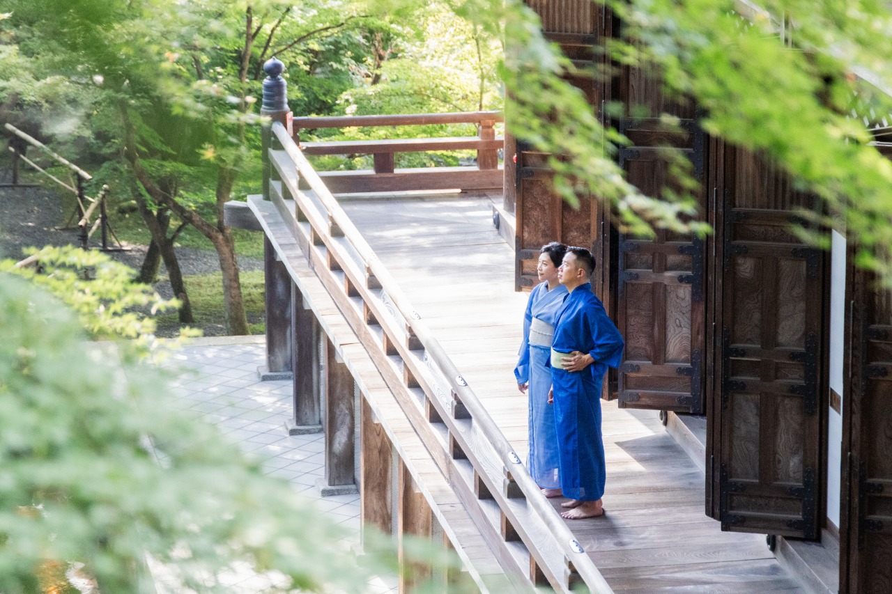 Kyoto photoshooting at temple(couple)