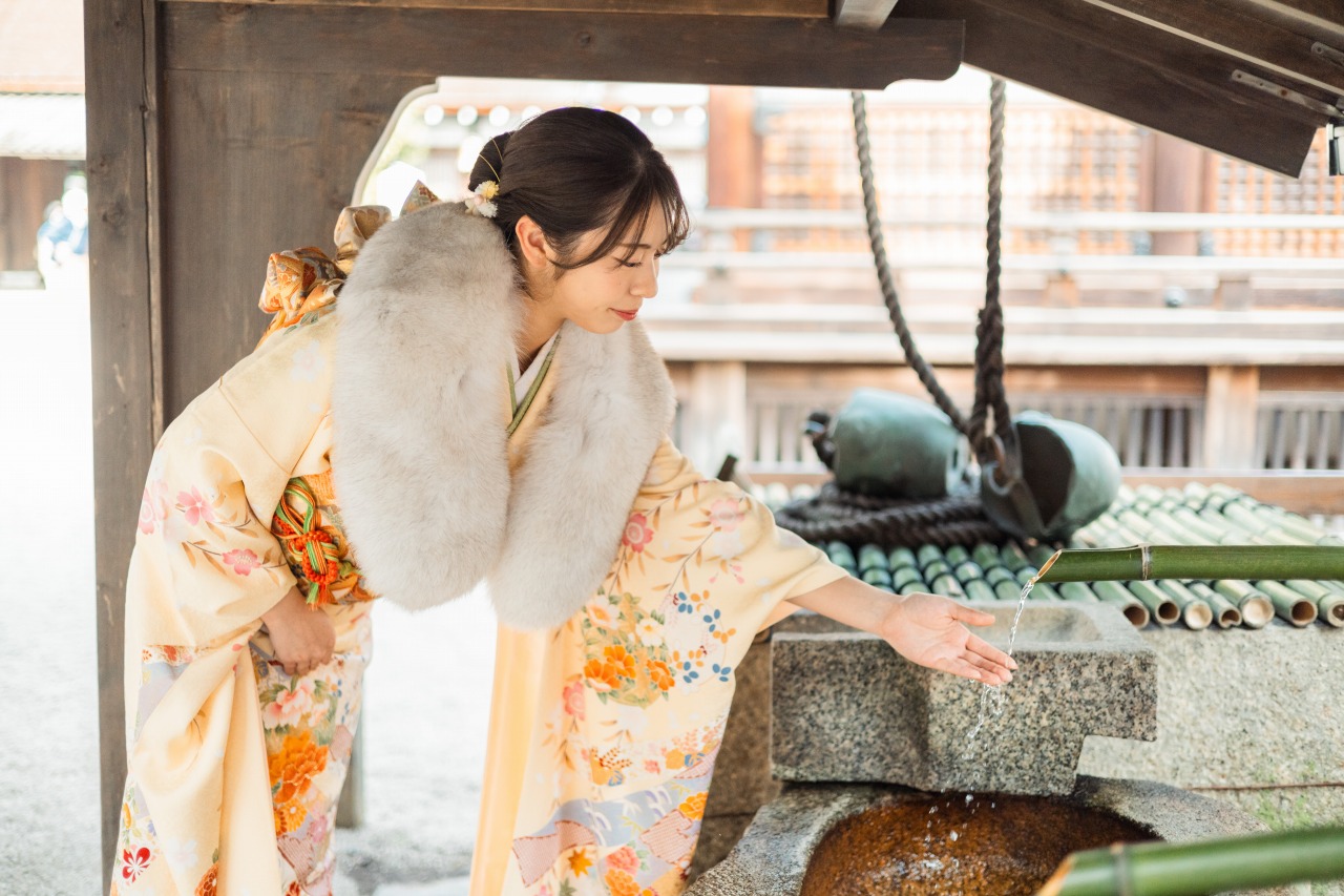 Kyoto photoshooting at shrine(kimono)
