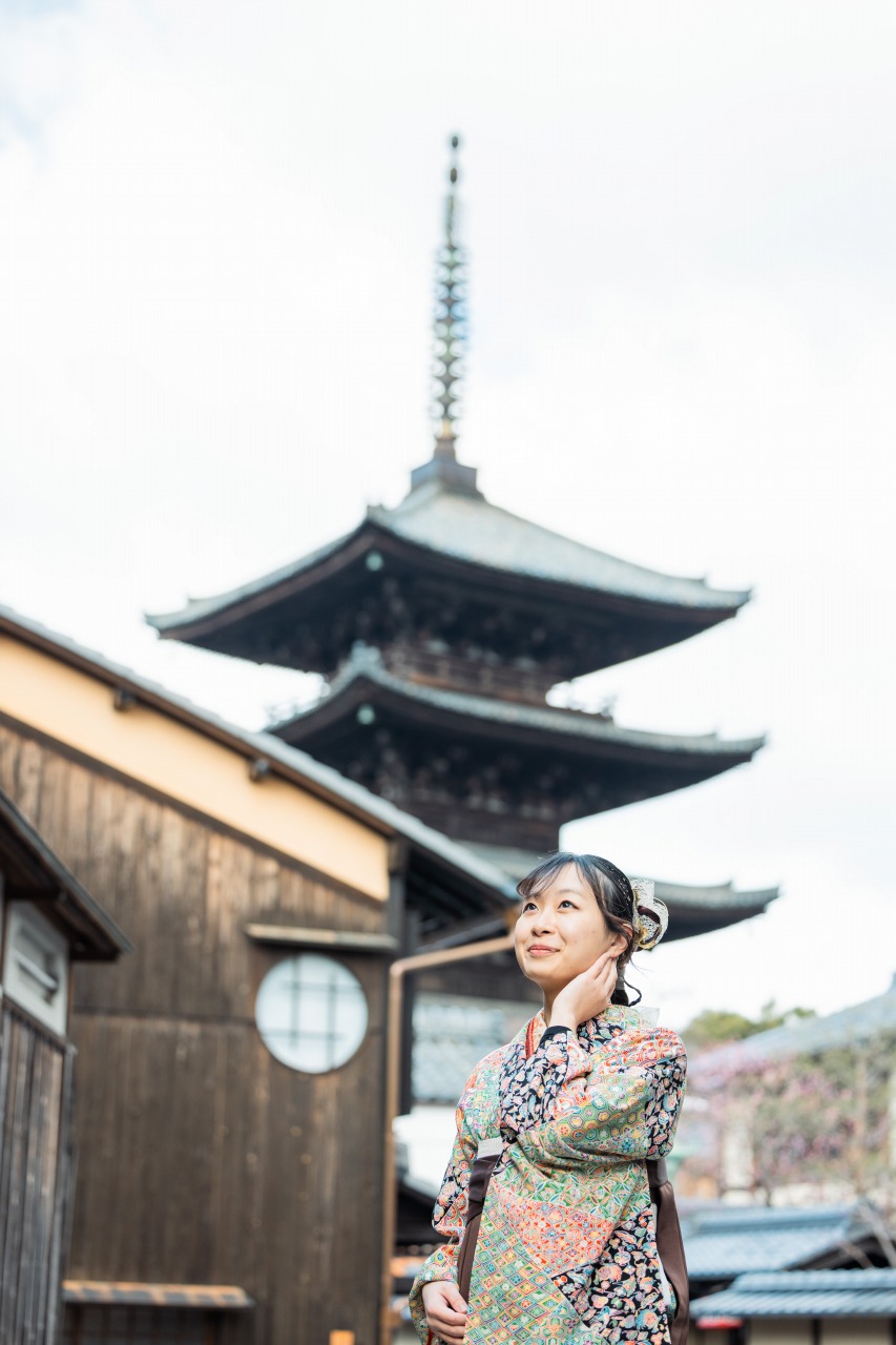 Kyoto photoshooting at Yasaka(Kimono)