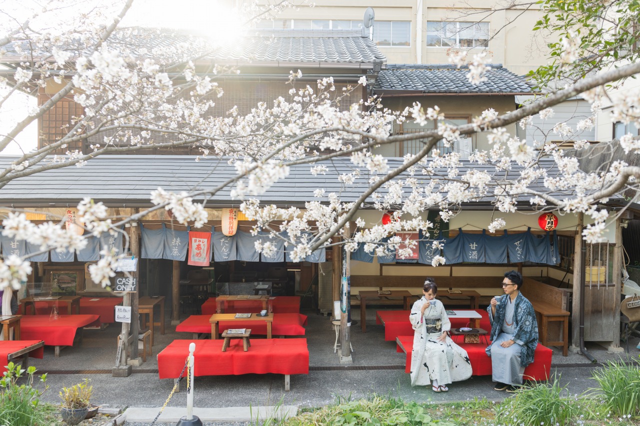 Kyoto photoshooting at kiyomizu-temple(Cha-ya)