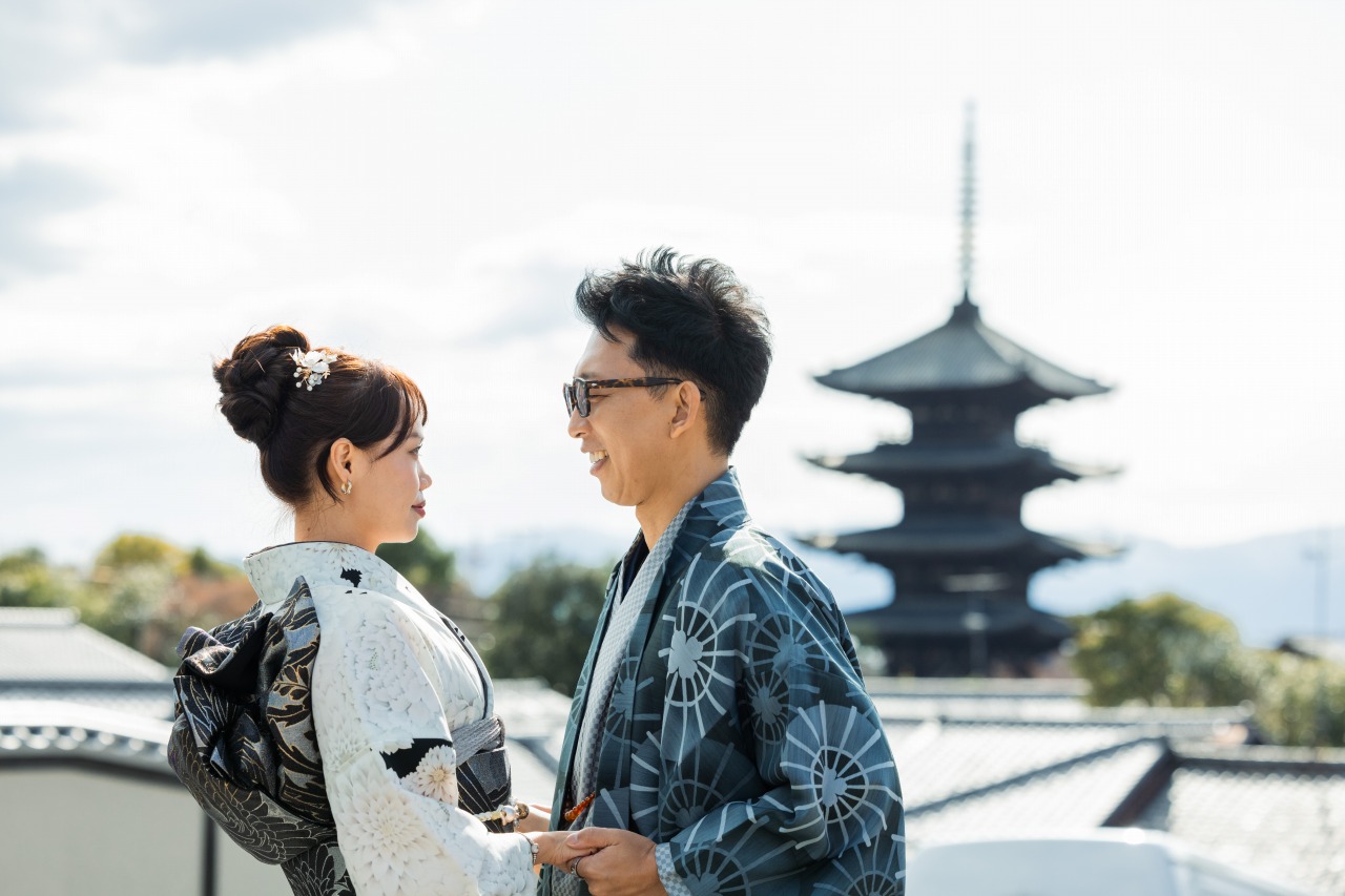 Kyoto photoshooting at Yasaka(Couple)