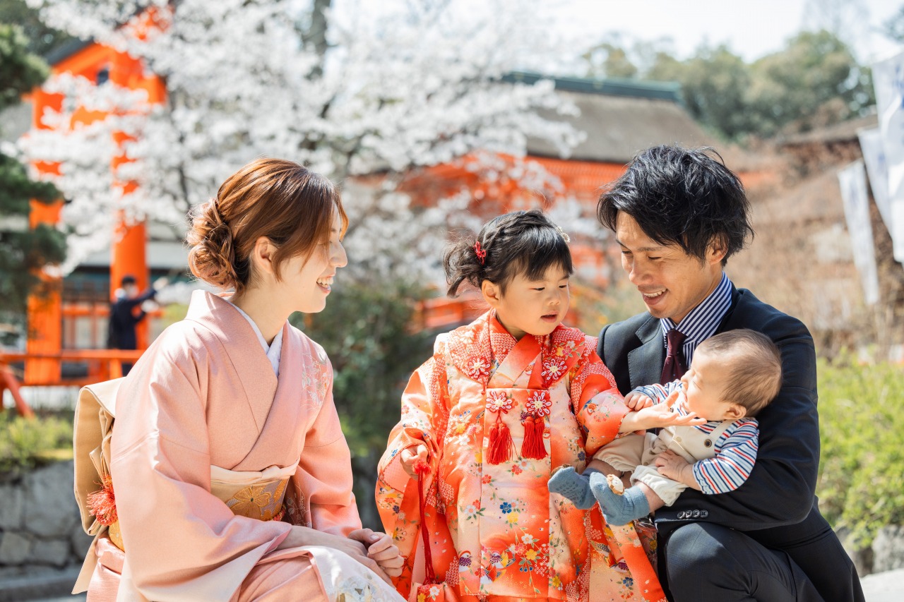 下鴨神社でのお宮参り写真17