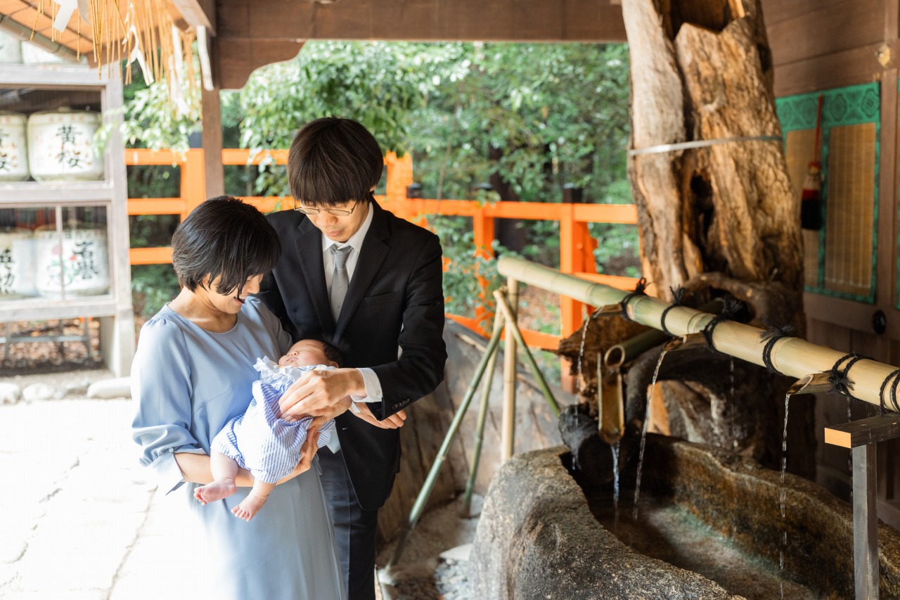 下鴨神社でのお宮参り写真18