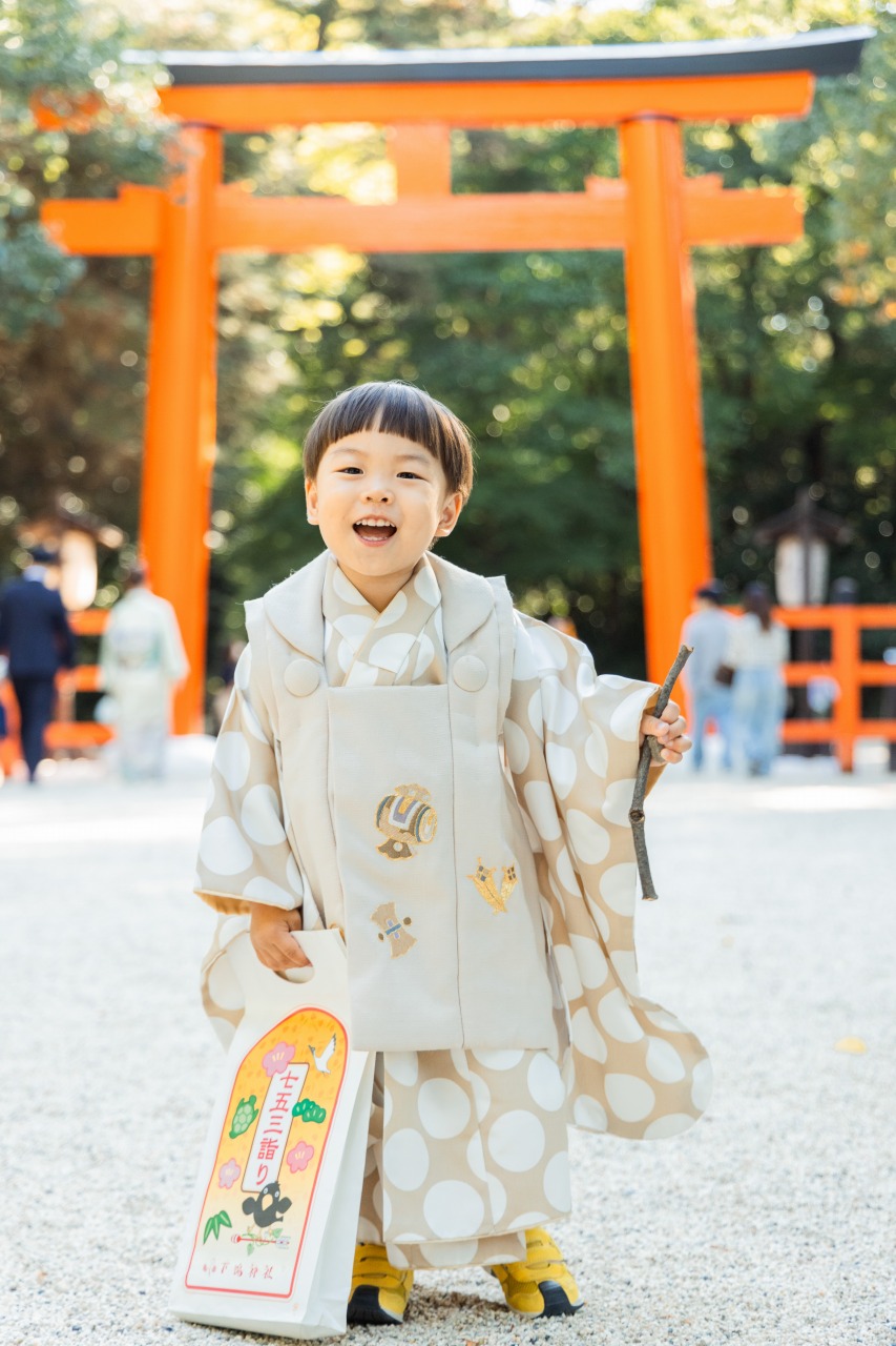 下鴨神社での七五三写真08
