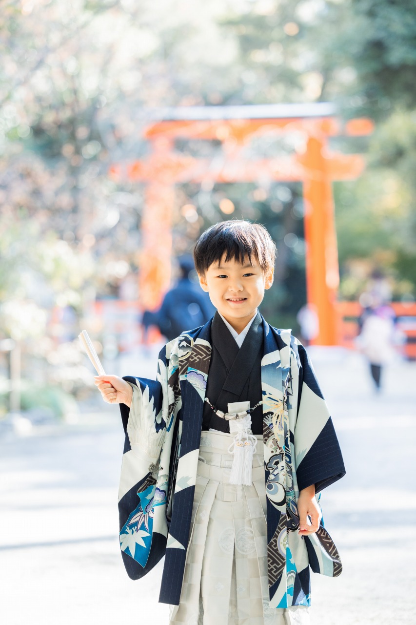 下鴨神社での七五三写真14