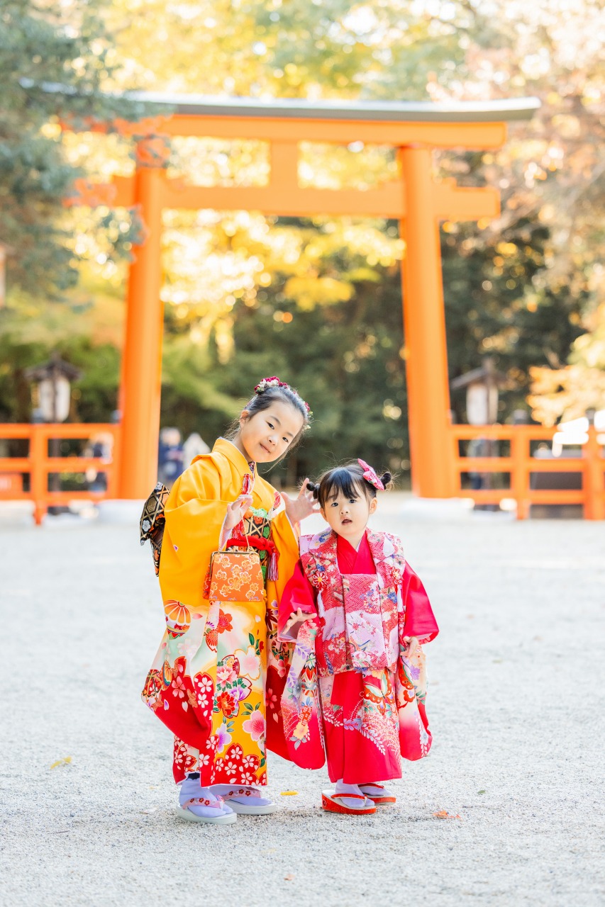 下鴨神社での七五三写真07