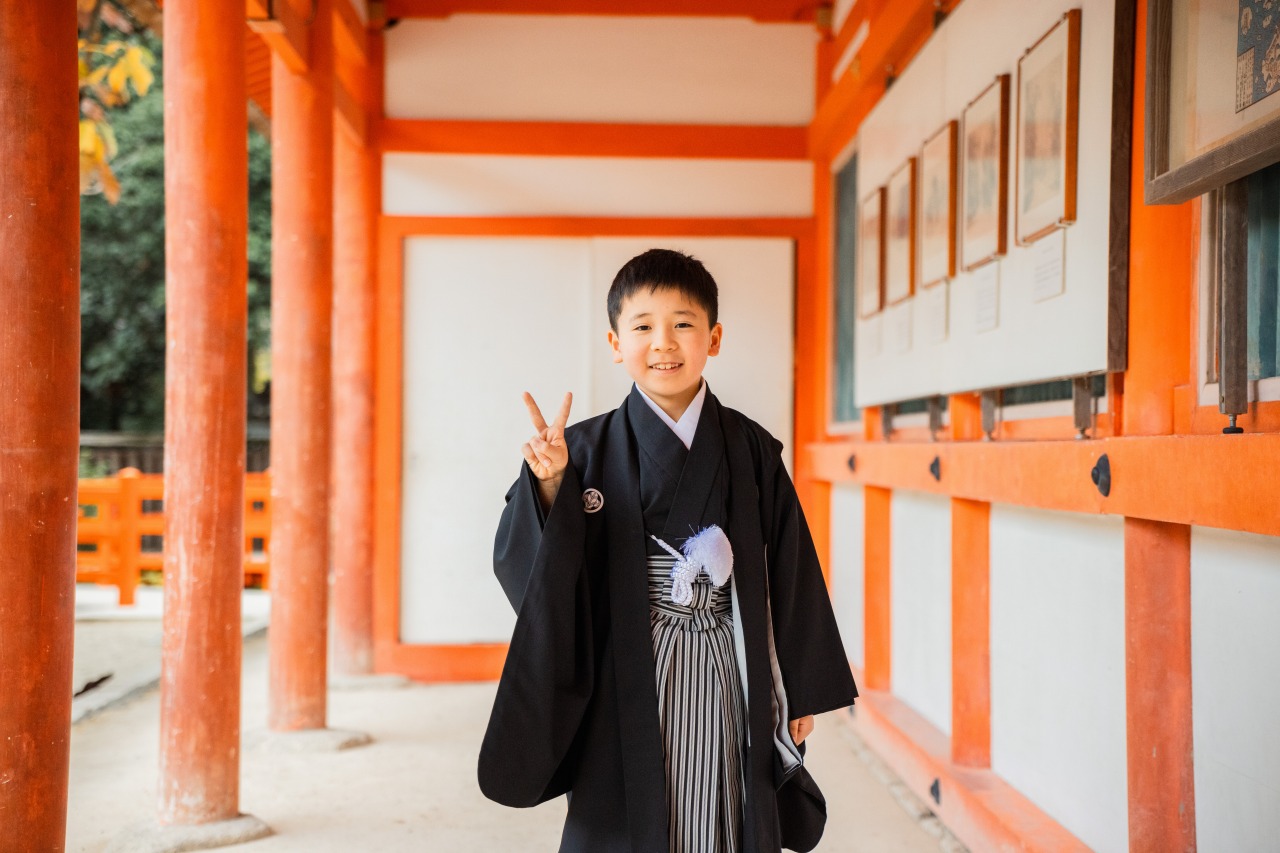 下鴨神社での七五三写真13