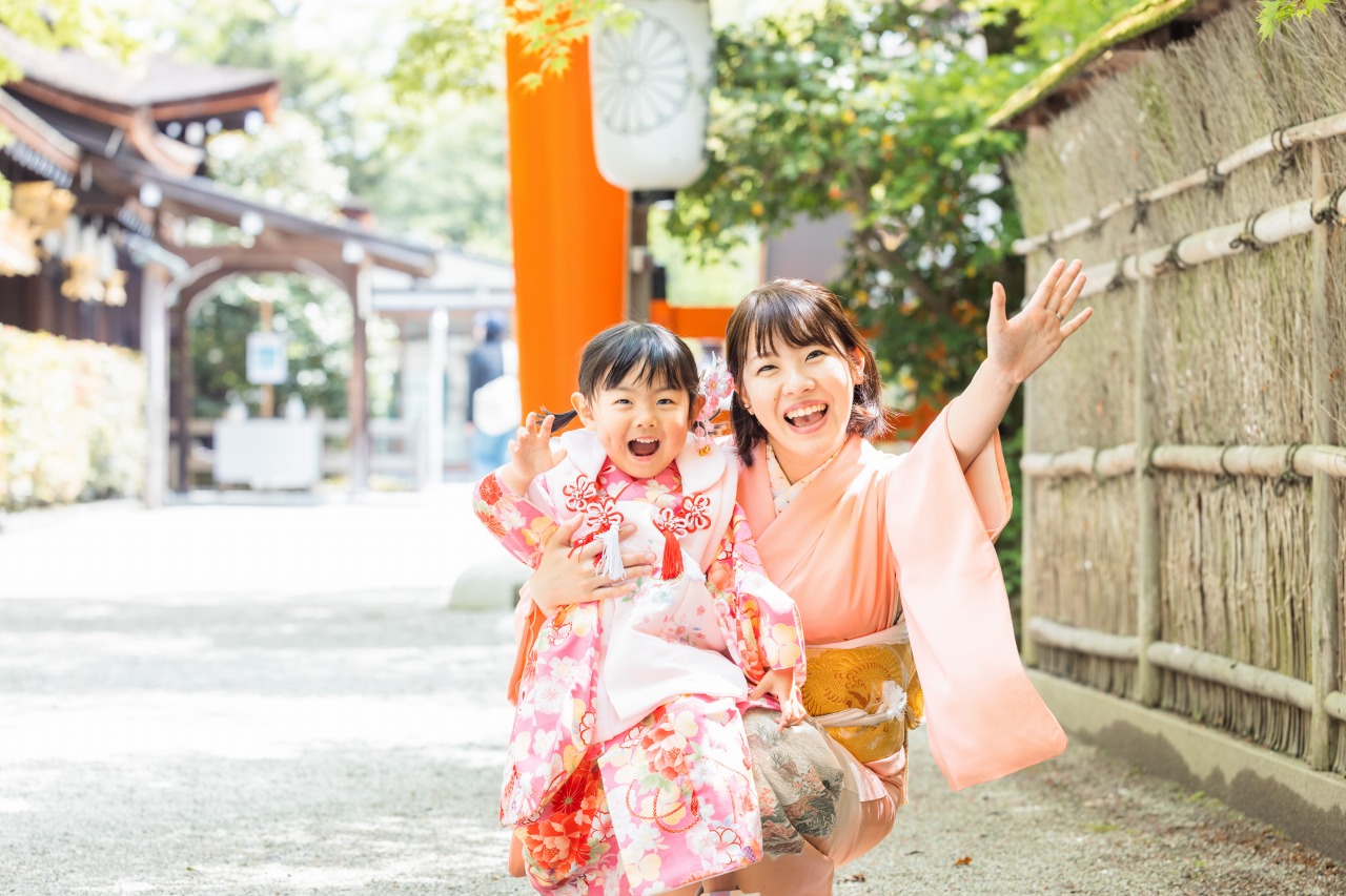 下鴨神社での七五三写真08