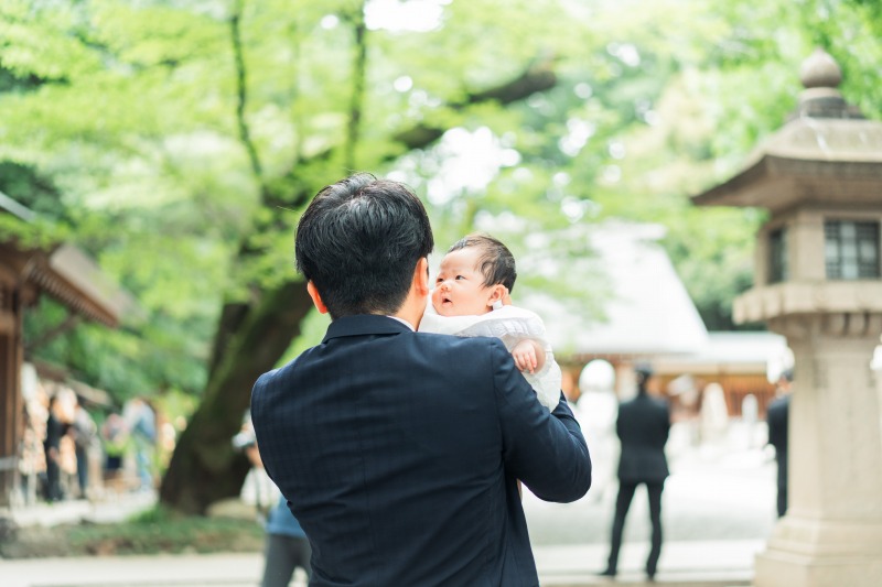 乃木神社でのお宮参り写真08