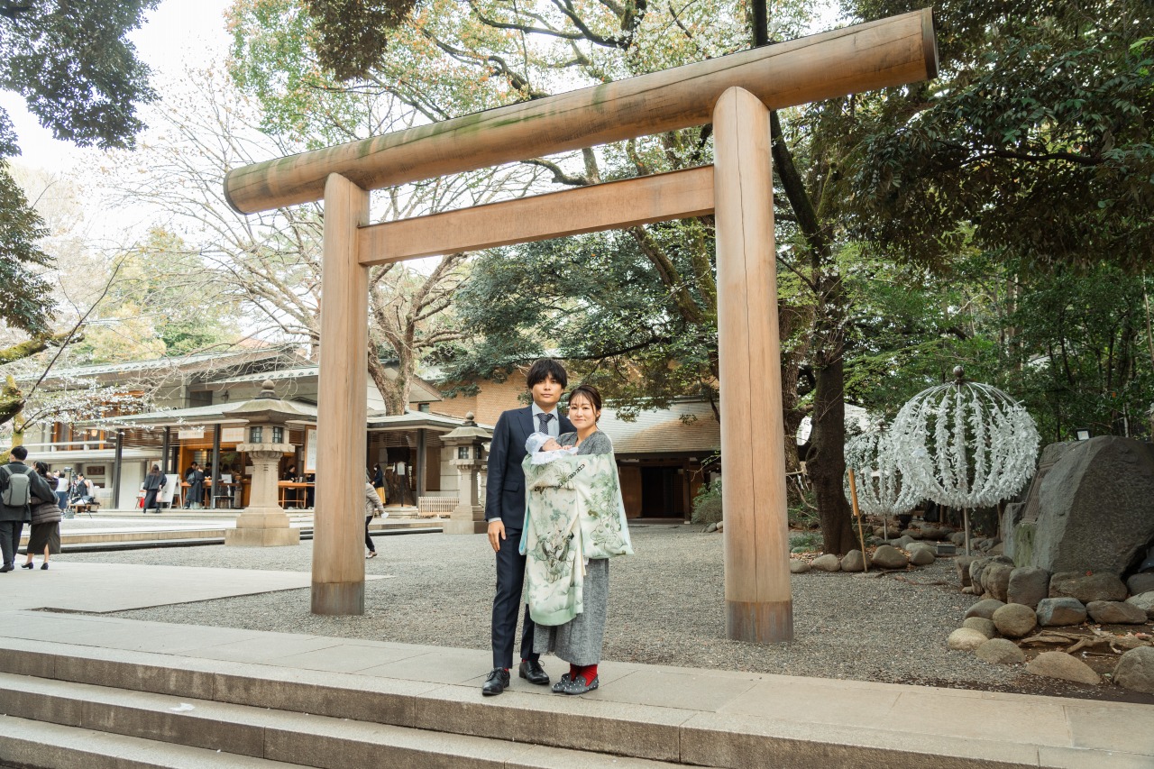 乃木神社でのお宮参り写真11