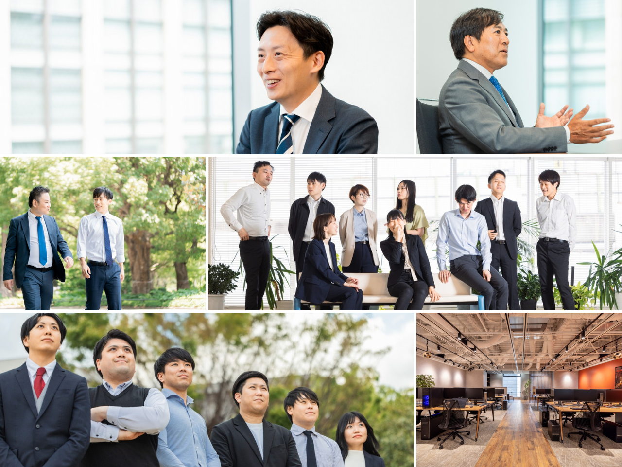 採用写真の必須カット|代表・社員・仕事風景・集合・オフィス設備