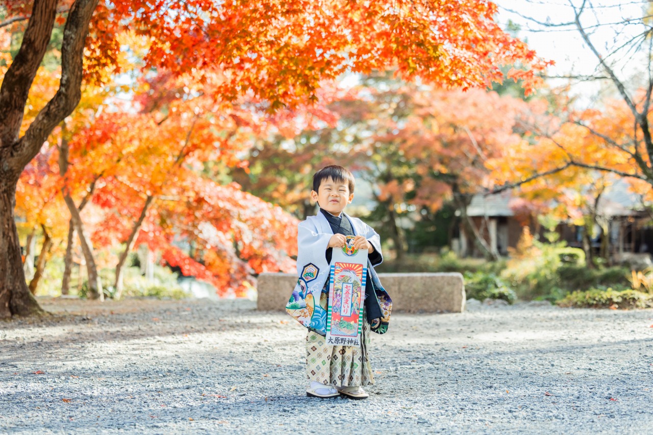 京都の神社での七五三写真33