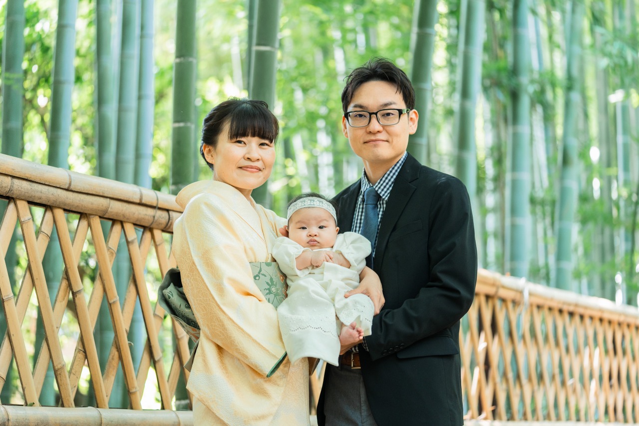 大宮八幡宮でのお宮参り写真13