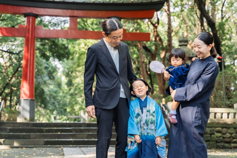 大宮八幡宮での七五三写真09