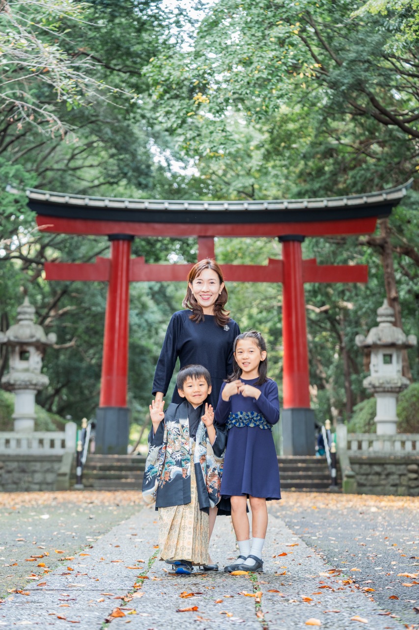 大宮八幡宮での七五三写真08
