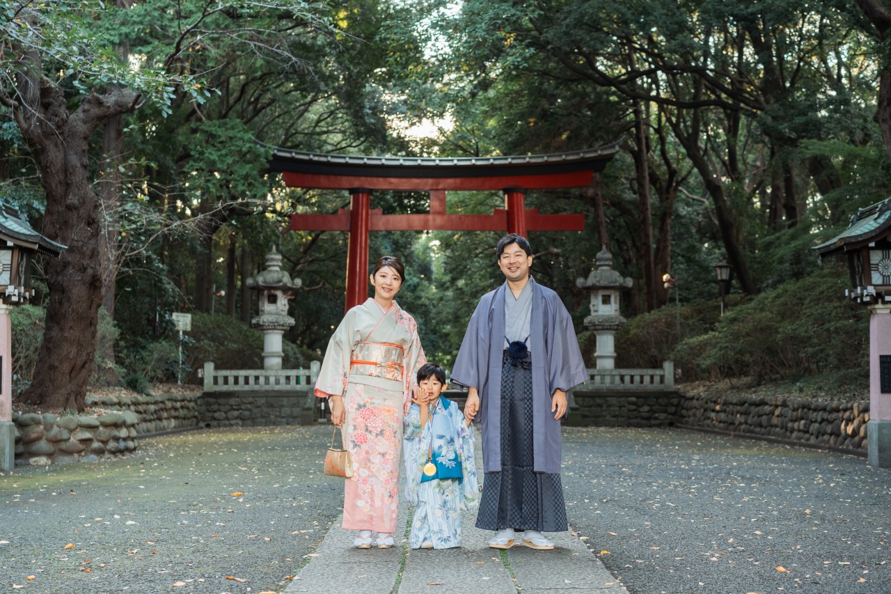 大宮八幡宮での七五三写真03