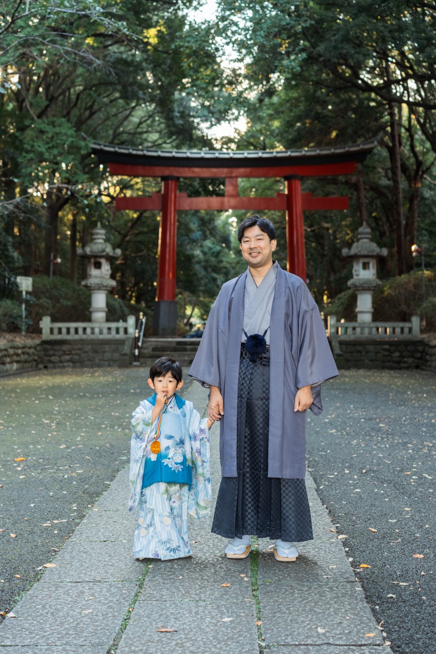 大宮八幡宮での七五三写真06