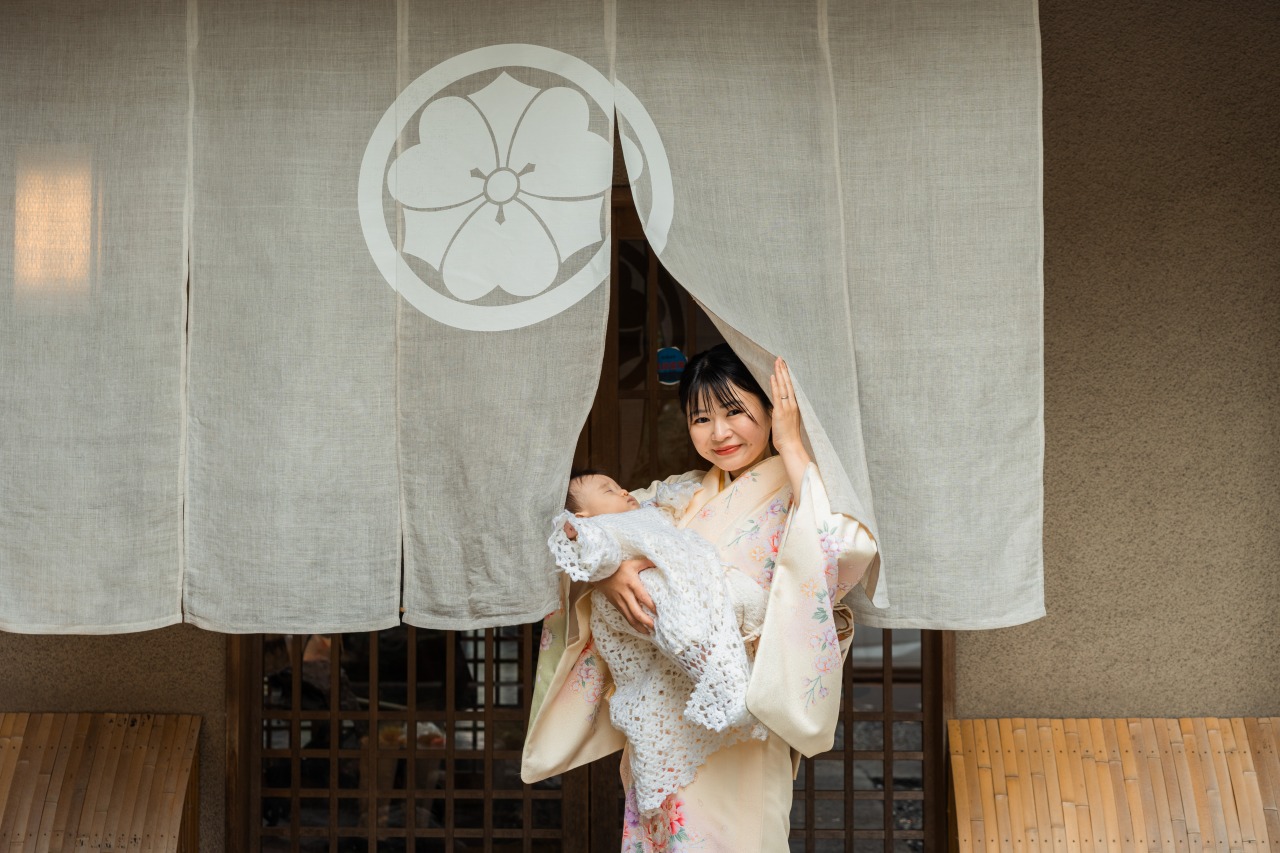 大宮氷川神社でのお宮参り写真15