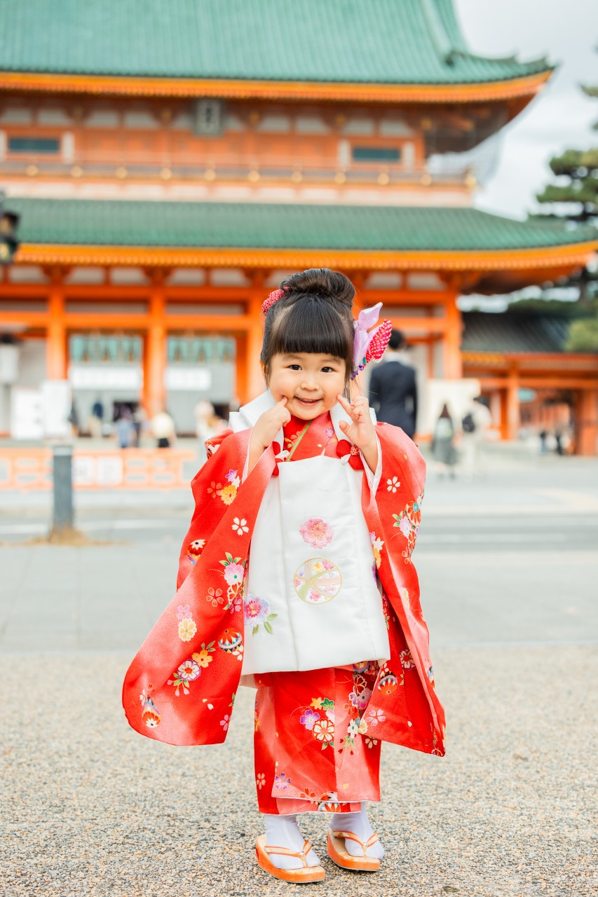 平安神宮での七五三写真05