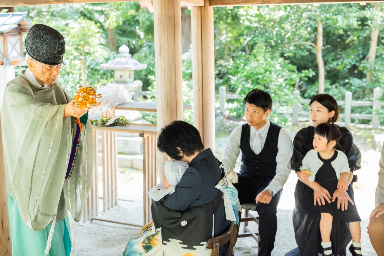 木嶋神社（蚕ノ社）でのお宮参り写真03