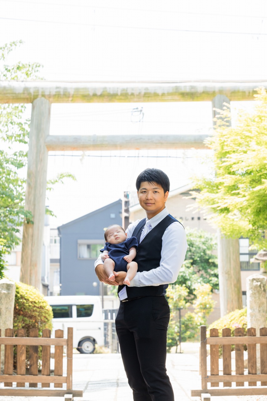木嶋神社（蚕ノ社）でのお宮参り写真07