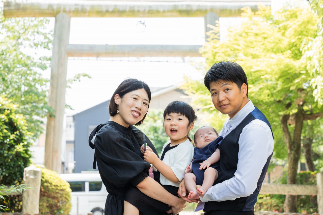 木嶋神社（蚕ノ社）でのお宮参り写真08