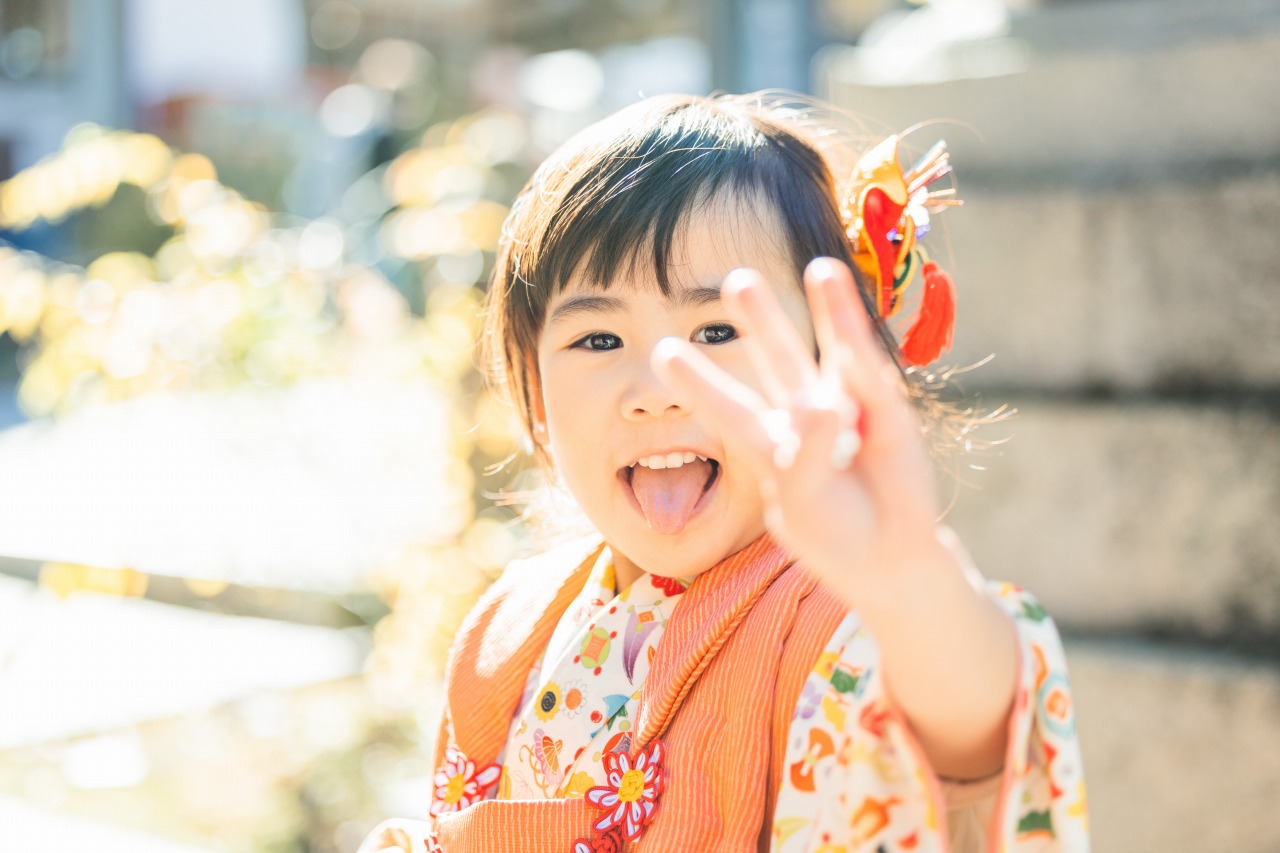 京都の神社での七五三写真35