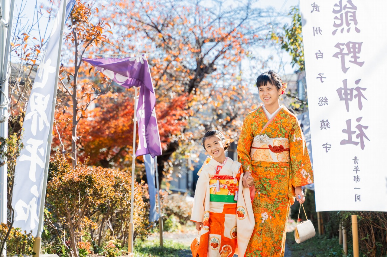 白子熊野神社での七五三写真(埼玉)
