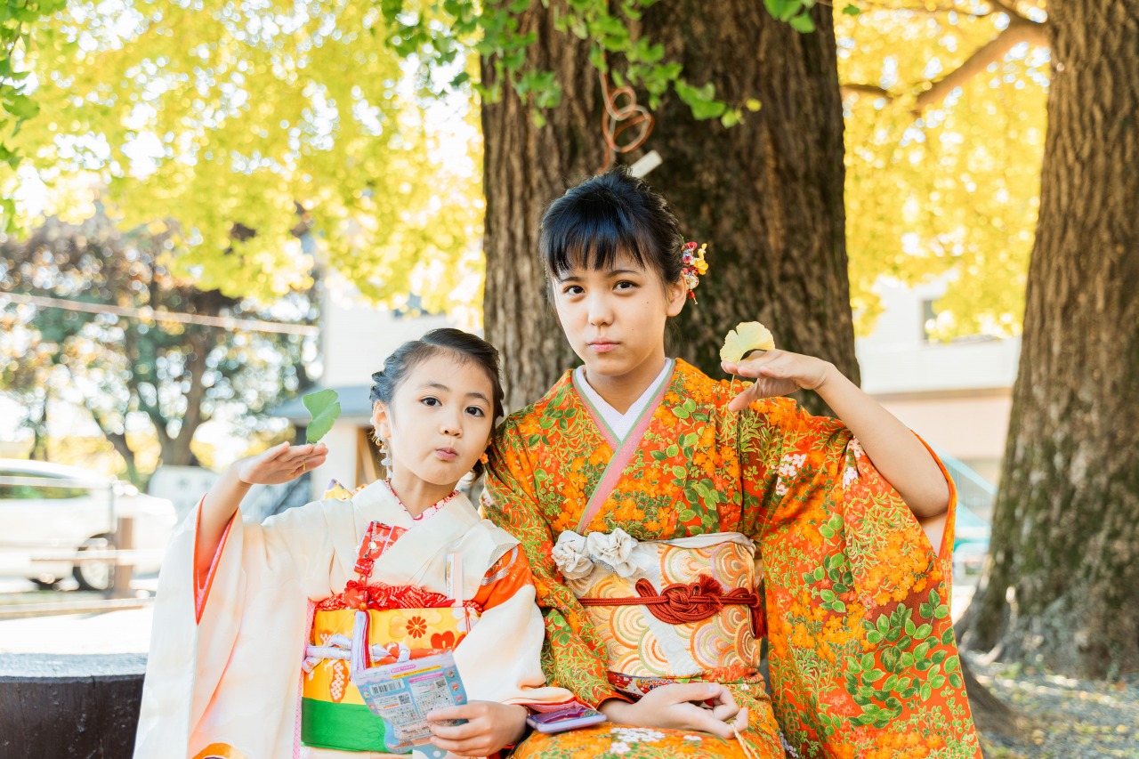 武州白子熊野神社での七五三写真