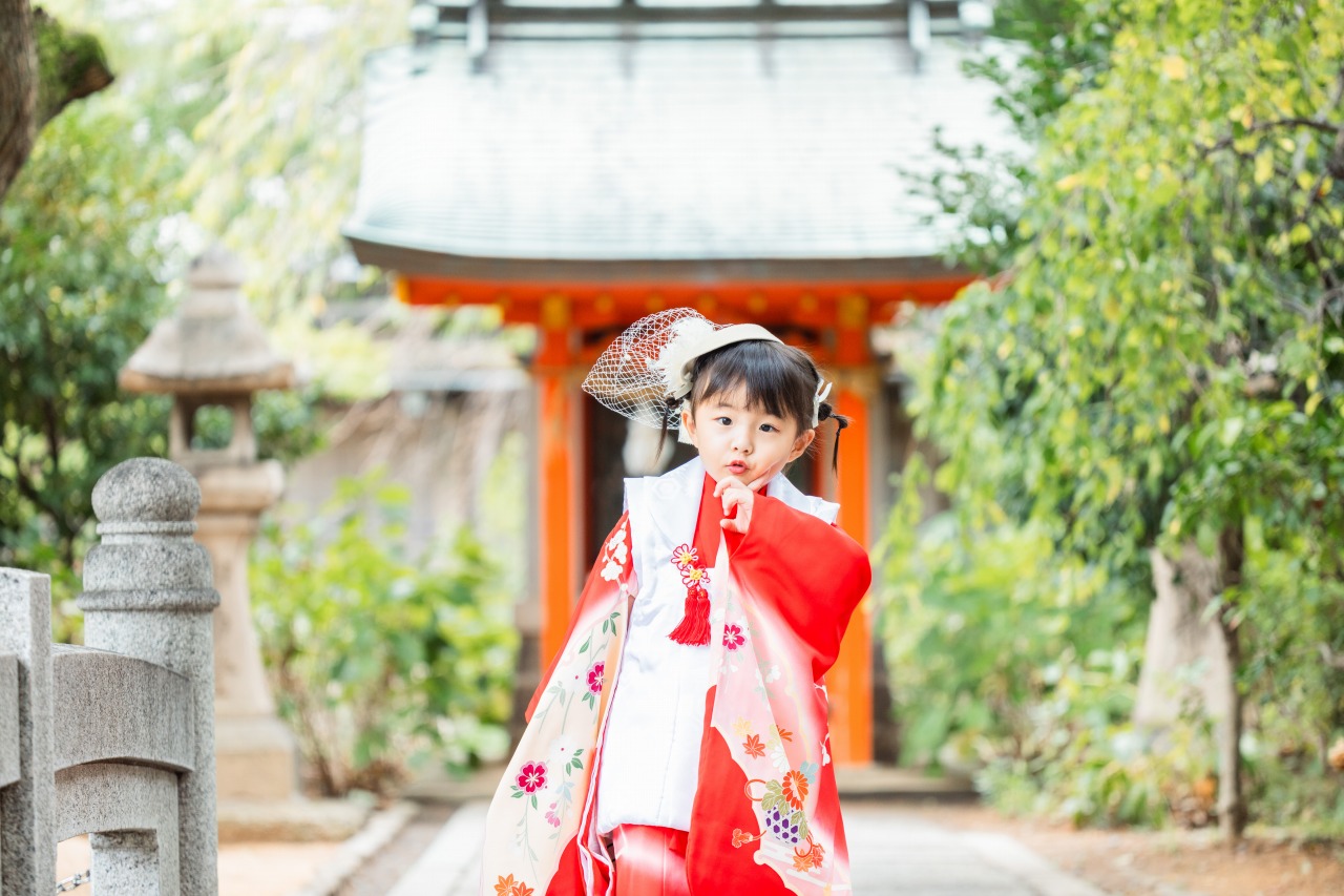神戸 神社 七五三 作例写真