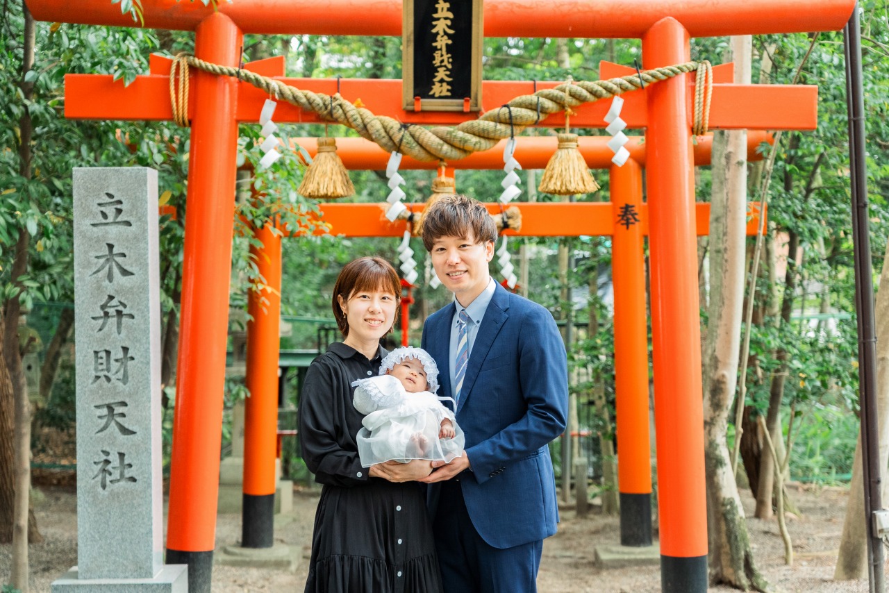 立木神社でのお宮参り写真07