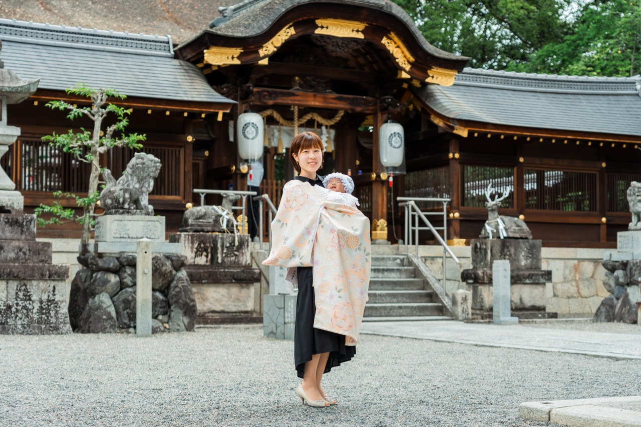 立木神社でのお宮参り写真05