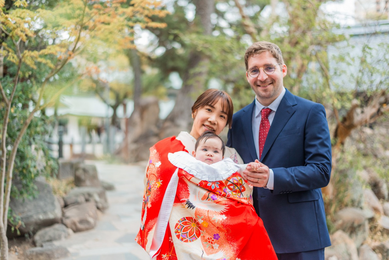 西宮神社でのお宮参り写真10