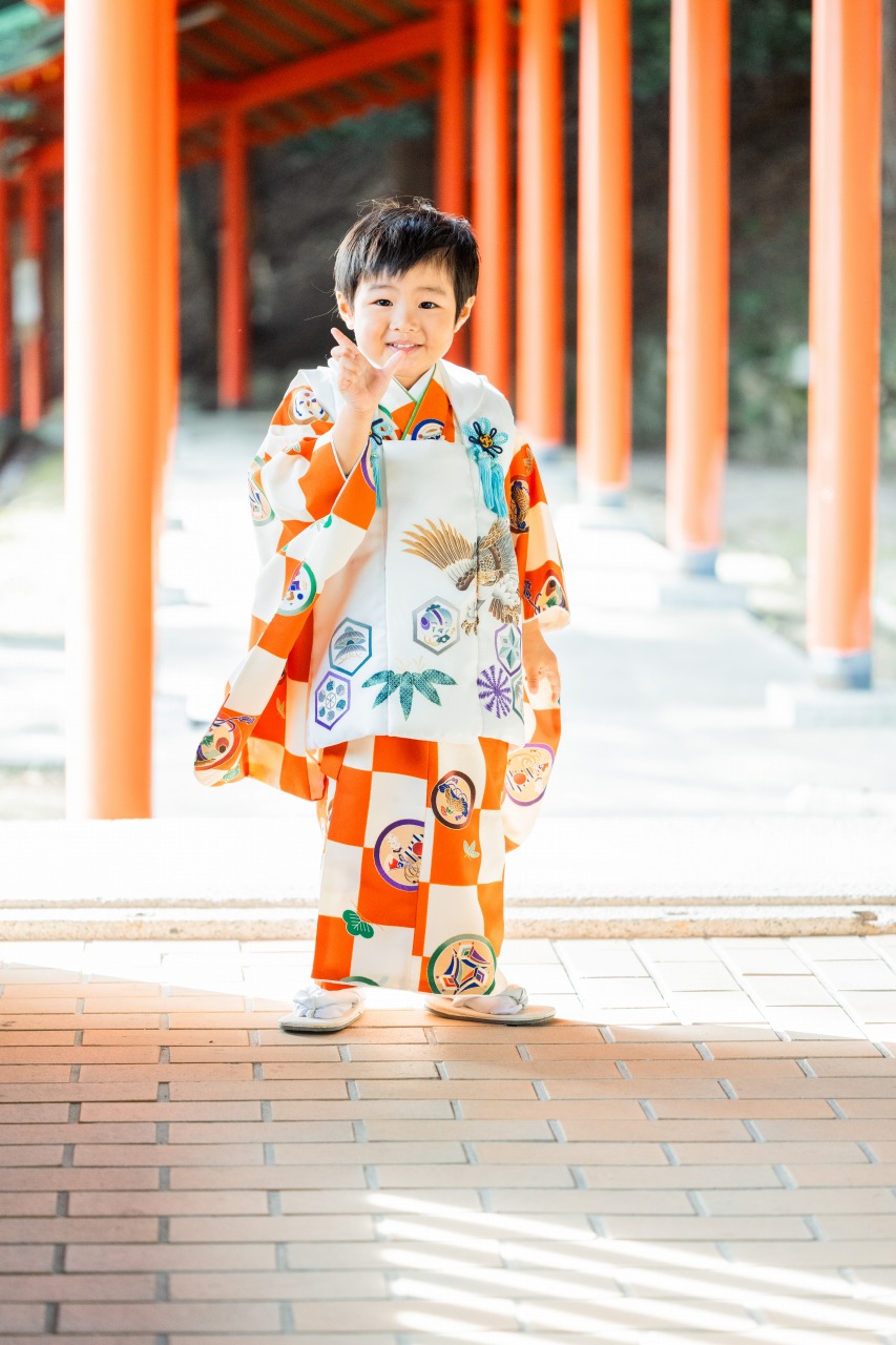 近江神宮での七五三写真08