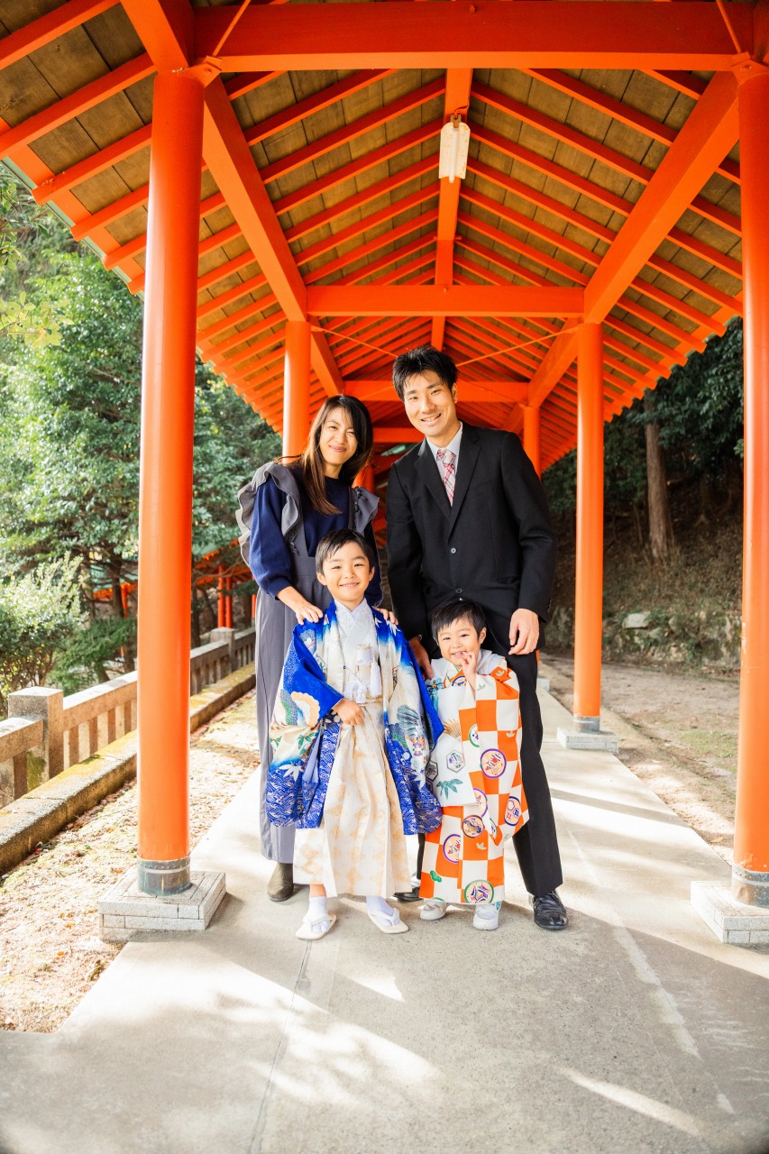 近江神宮での七五三写真07