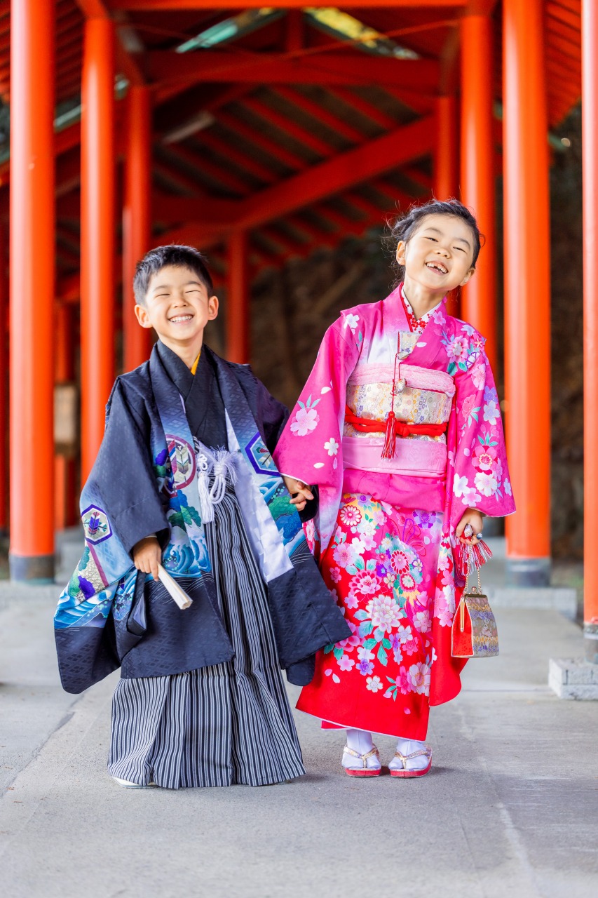 近江神宮での七五三写真06