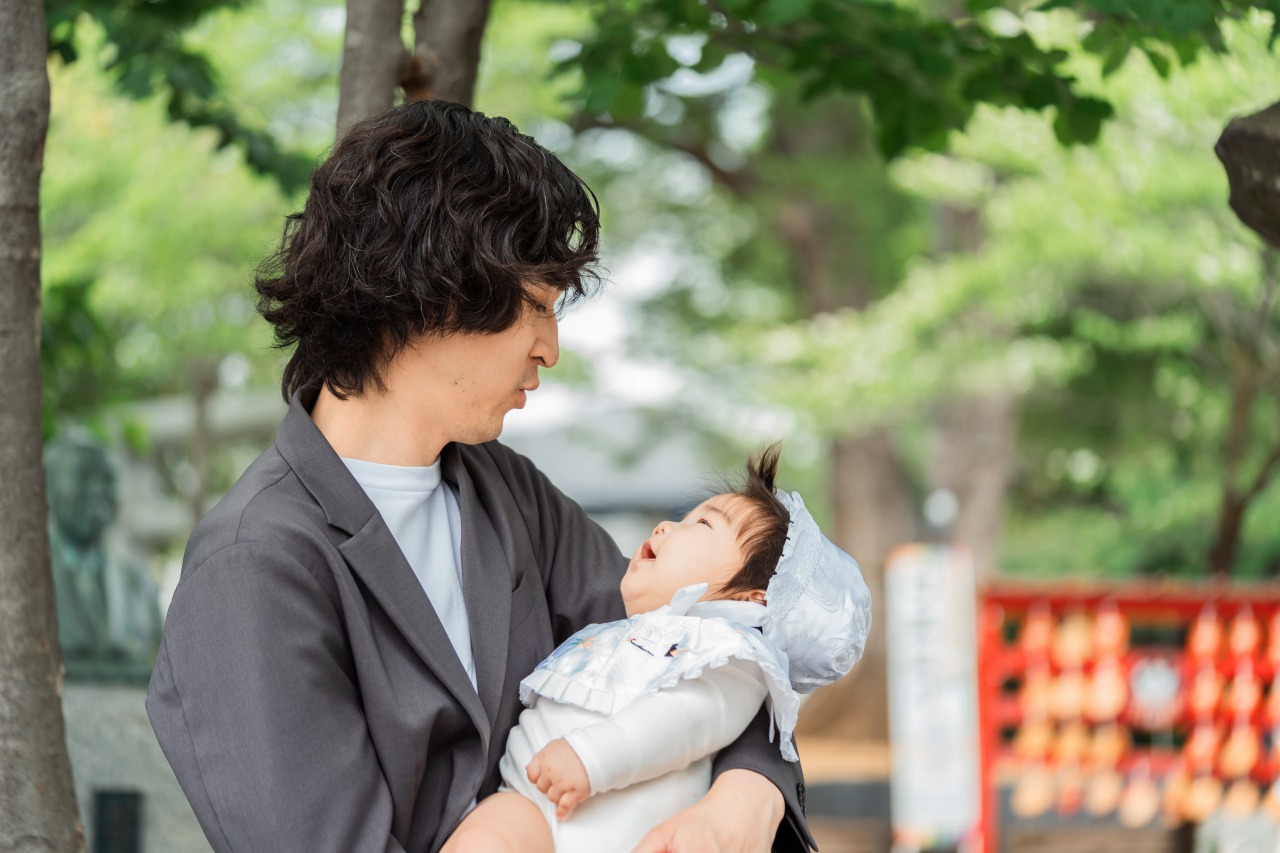 鎮守氷川神社でのお宮参り写真14