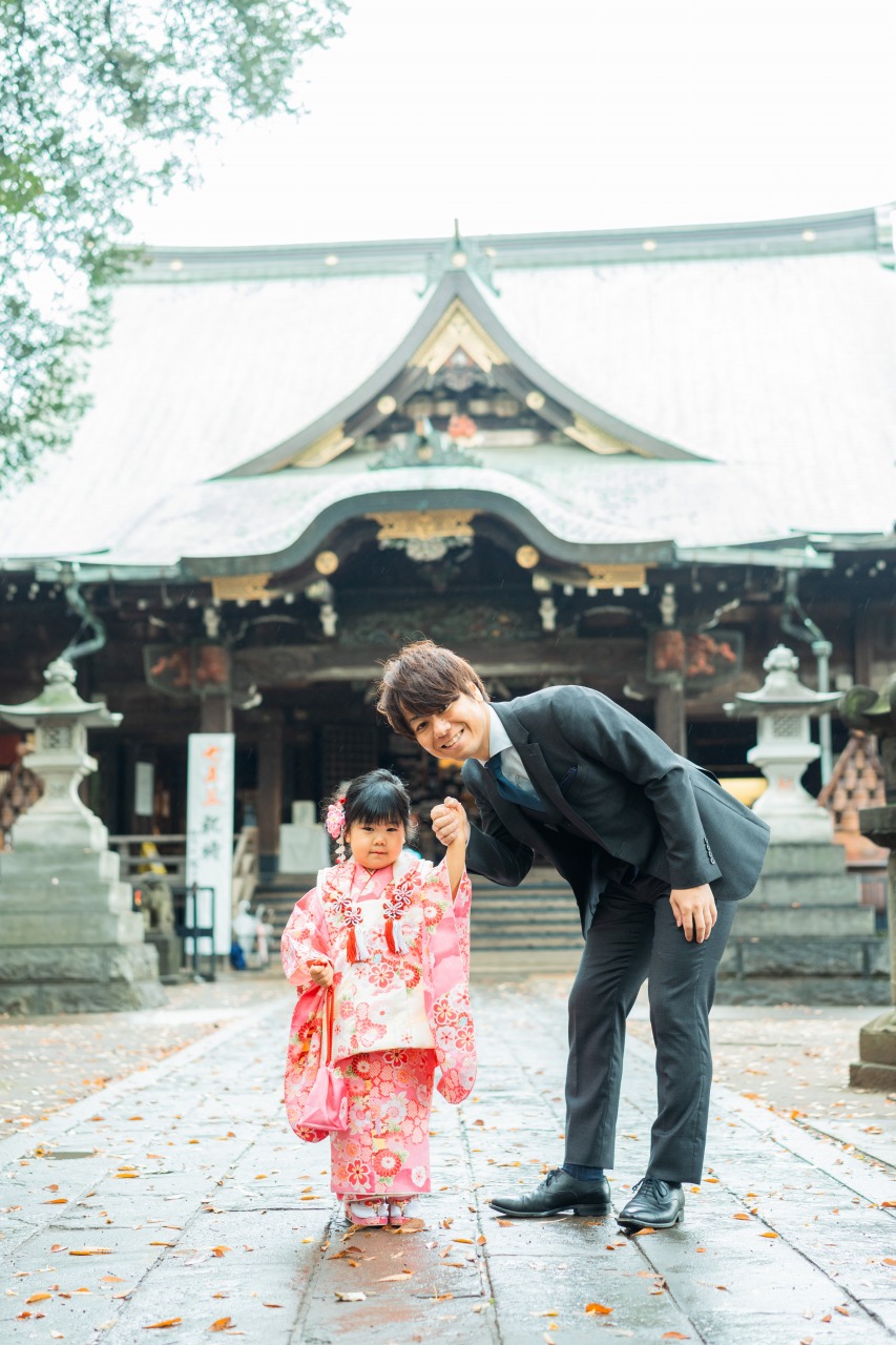鬼子母神での七五三写真05