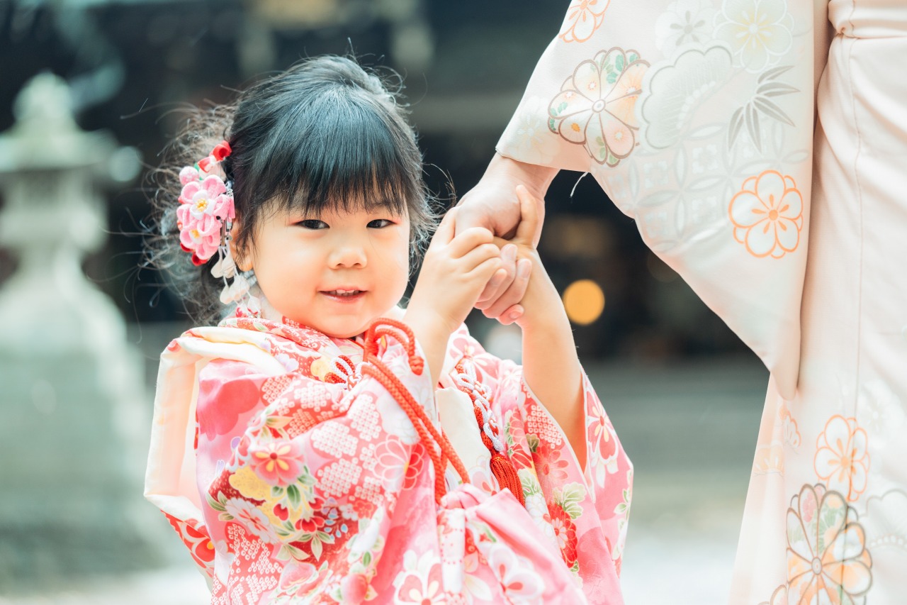 鬼子母神での七五三写真06